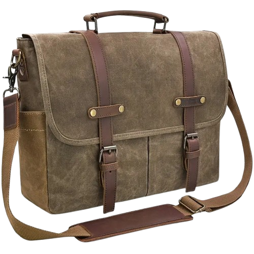 Brett - Canvas Messenger Bag