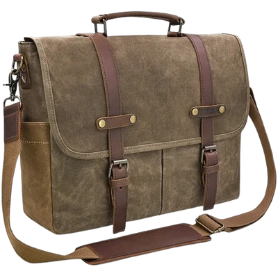Brett - Canvas Messenger Bag