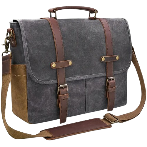 Brett - Canvas Messenger Bag