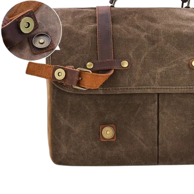 Brett - Canvas Messenger Bag