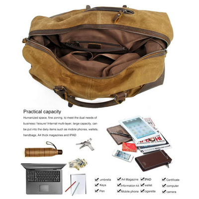 Maverick - Canvas Travel Duffel Bag