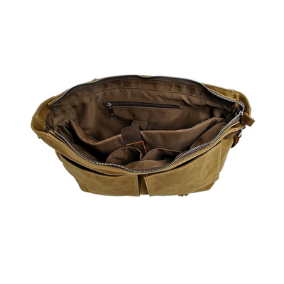 Drake - Waxed Accent Leather Shoulder Bag