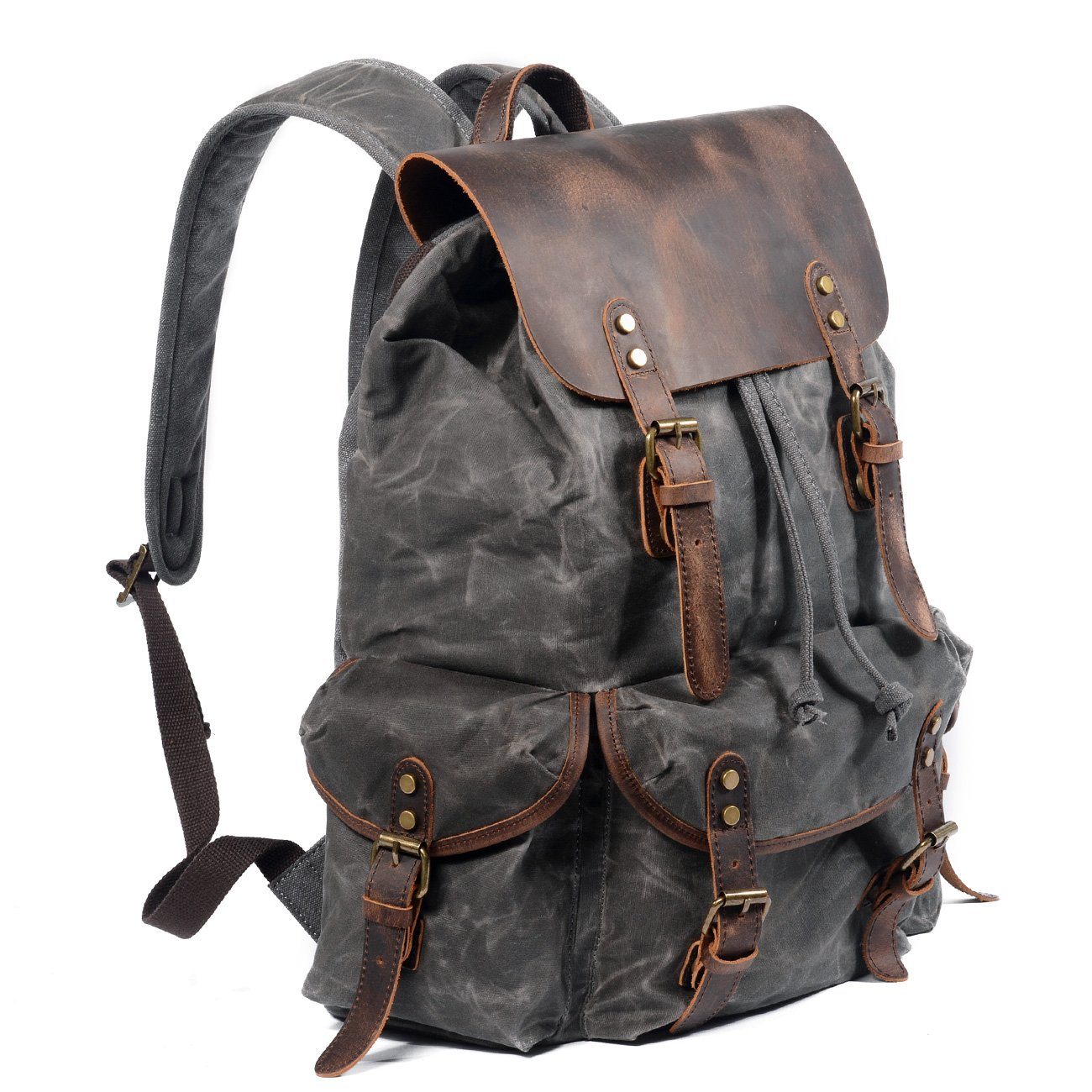Ridge - Canvas Leather Backpack