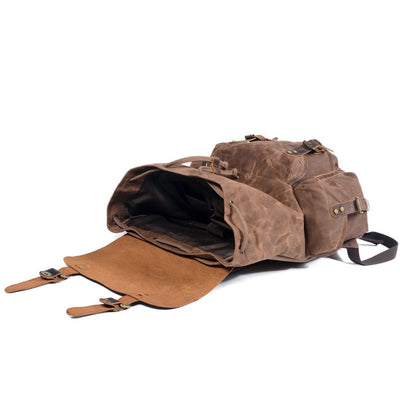 Ridge - Canvas Leather Backpack