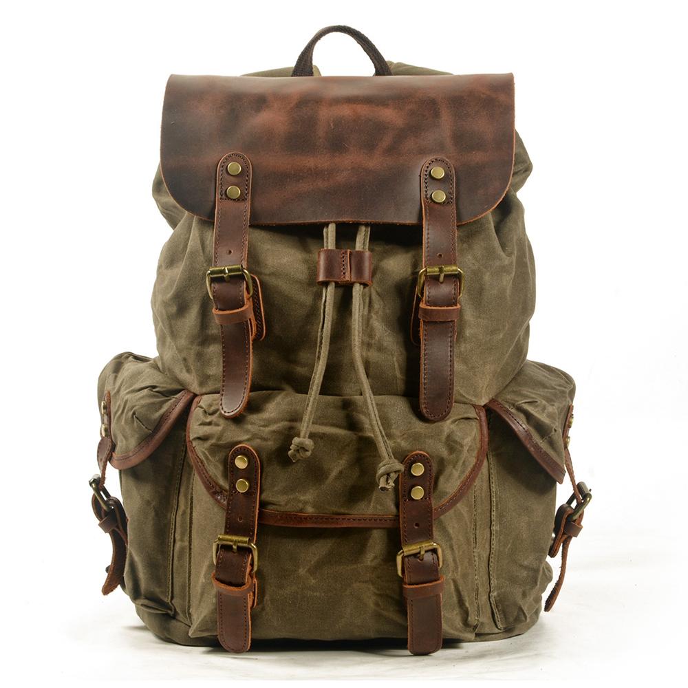 Ridge - Canvas Leather Backpack